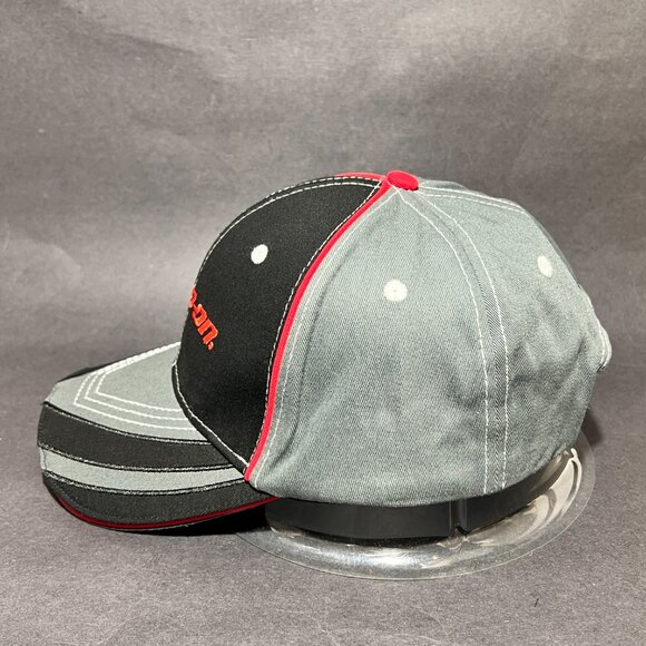 Snap On Tools Strap Back Cap Hat Wild Impact Black Advertising Dad Logo Mens - Picture 3 of 13